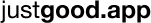 Logo JustGood App - przejdź do strony głównej